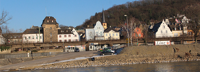 Rheintal Linz Panorama
